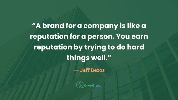 Business quote for young entrepreneurs by Jeff Bezoz