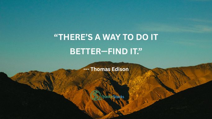 Innovation and improvement quote by Thomas Edison