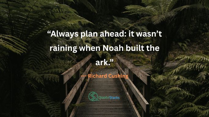 Long term planning quote for success