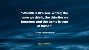 Wealth and fame quote