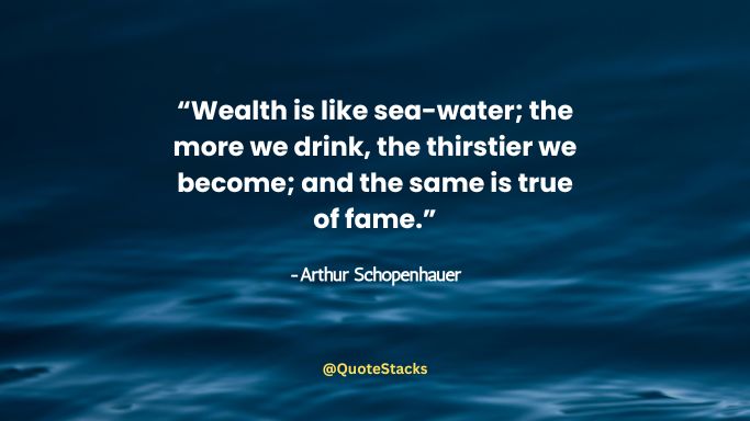 Wealth and fame quote